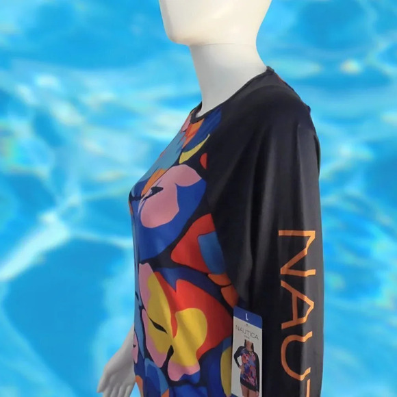 Nautica | Sun Tee | UPF 30 | Multi | Large - Picture 3 of 4